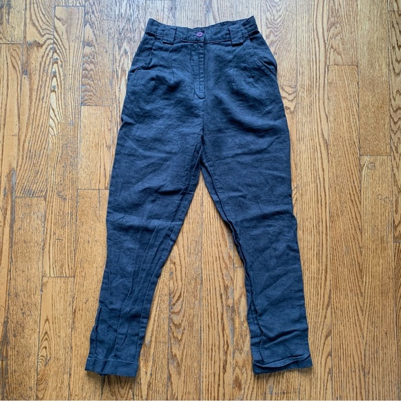 AMERICAN APPAREL LINEN PANTS - Picture 2 of 3